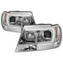 SPYDER 5085214 Light Bar Projector Headlights - Version 2 - Chrome