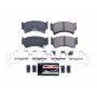 PowerStop Z23-668 PowerStop - Z23 Daily Driver Carbon-Fiber Ceramic Brake Pads with Hardware Kit