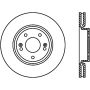StopTech 09-18 Kia Forte Cryo Front Left Slotted Sport Brake Rotor