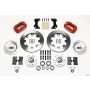 Wilwood 140-9918-R Forged Dynalite Front Kit 12.19in Red WWE ProSpindle