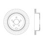 Stoptech 128.47031L Drilled Sport Brake Rotor