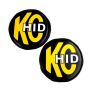 KC HiLiTES 5818 KC Cover 8in Vinyl HID Black Yellow PR