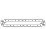 Cometic Gasket C4259-060 Cometic Jaguar XK6 .060in AFM Oil Pan Gasket Set - Side Rails Only