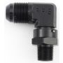 FRAGOLA FRG499111-BL #10 x 3/8 MPT 90 Deg Swivel Adapter Black