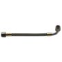 Fragola -6AN Hose Assembly Straight x 90 Degree Steel Nut 96in