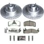 PowerStop K4816-26 Z26 Street Performance Ceramic Brake Pad and Drilled & Slotted Rotor Kit