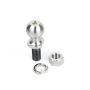 Weigh Safe STB01 2in Tow Ball (10K Max GTW/1.5K Max Tonuge) - Stainless Steel