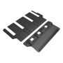 3D MAXpider L1TY27631509 21-24 Toyota Sienna 7-Seat Kagu 3rd Row Floormats - Black