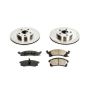 PowerStop KOE3156 OE Stock Replacement Low-Dust Ceramic Brake Pad and Rotor Kit