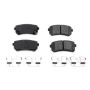 PowerStop 17-1829 PowerStop - Z17 Low-Dust Ceramic Brake Pads with Hardware