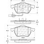Stoptech 305.08400 Street Select Brake Pads - Rear