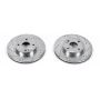 PowerStop JBR1561XPR PowerStop Evolution Performance Drilled, Slotted & Plated Brake Rotor Pair
