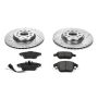 PowerStop K2963 Z23 Daily Driver Carbon-Fiber Ceramic Brake Pad and Drilled & Slotted Rotor Kit