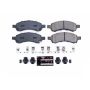 PowerStop Z23-1169 PowerStop - Z23 Daily Driver Carbon-Fiber Ceramic Brake Pads with Hardware Kit