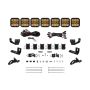 Diode Dynamics DD7825 Prinsu/Sherpa Roof Racks- SS5 7-Pod CrossLink Mounting Kit - Sport Yellow Combo