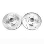 PowerStop JBR1122XPR PowerStop Evolution Performance Drilled, Slotted & Plated Brake Rotor Pair
