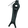 Mustang Motorcycle 93190 Mustang 04-21 Harley Sportster Tank Bib w/Studs - Black
