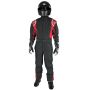 K1 RACEGEAR K1R20-PRY-NR-4XS Suit Precision II 4X- Small Black/Red