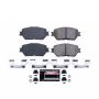 PowerStop Z23-908 PowerStop - Z23 Daily Driver Carbon-Fiber Ceramic Brake Pads with Hardware Kit