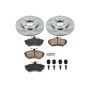 PowerStop KOE374 OE Stock Replacement Low-Dust Ceramic Brake Pad and Rotor Kit
