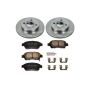 PowerStop KOE5223 OE Stock Replacement Low-Dust Ceramic Brake Pad and Rotor Kit