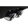 CORSA Performance 14886 Corsa 2012-2014 Cadillac Escalade DUB 6.2L V8 Polished Sport Cat-Back Exhaust