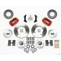Wilwood 140-11019-R Forged Dynalite Front Kit 11.00in Red 73-80 CDP A B E & F Body