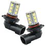 Oracle Lighting 3603-001 9005 18 LED Bulbs, White, Pair