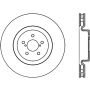 StopTech Power Slot 04 STi CRYO (5x100) Front Right Rotor