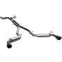 QTP 600115B 2014-2015 Chevrolet Camaro SS 6.2L  AR3 Cat Back Black Tips