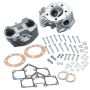 S&S Cycle 90-1498 79-84 BT Super Stock Stock Bore Band Style Single Plug Cylinder Head Kit