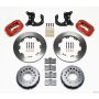 Wilwood 140-2118-R Forged Dynalite P/S Rear Kit Red New Big Ford 2.50in Offset