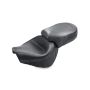 Mustang Motorcycle 76563 Mustang 07-17 Yamaha V-Star 1300, 1300 Tourer Wide Touring 2PC Seat - Black