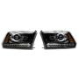 Raxiom 09-18 Dodge RAM 1500 LED Halo Headlights w/Switchback Turn Signals- Blk Housing (Clear Lens)