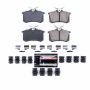 PowerStop Z23-340 PowerStop - Z23 Daily Driver Carbon-Fiber Ceramic Brake Pads with Hardware Kit