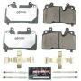 PowerStop Z26-8007 PowerStop - Z26 Performance Carbon-Fiber Ceramic Brake Pads with Hardware Kit