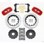 Wilwood 140-13903-DR AERO6 Front Hat Kit 15.00 Drilled Red 97-04 Corvette C5/Z06 05-13 C6