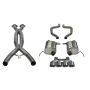 CORSA Performance 14766CB Corsa 2015+ Chevrolet Corvette C7 Z06 2.75in Dual Rear Xtreme Cat-Back Exhaust w/ Quad Polis