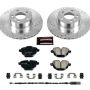 PowerStop K6040 Z23 Daily Driver Carbon-Fiber Ceramic Brake Pad and Drilled & Slotted Rotor Kit
