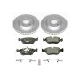 PowerStop ESK572 Genuine Geomet Coated Rotors, ECE-R90 Brake Pads + Hardware Kit