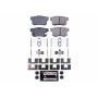 PowerStop Z23-537 PowerStop - Z23 Daily Driver Carbon-Fiber Ceramic Brake Pads with Hardware Kit