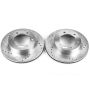 PowerStop JBR791XPR PowerStop Evolution Performance Drilled, Slotted & Plated Brake Rotor Pair