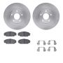 Dynamic Friction 6612-59023 Rotor Kit