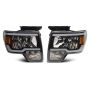 Raxiom T566368 09-14 Ford F-150 Axial Series Headlight w/ SEQL LED Bar- Blk Housing (Clear Lens)