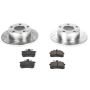 PowerStop K514 Z23 Daily Driver Carbon-Fiber Ceramic Brake Pad and Drilled & Slotted Rotor Kit