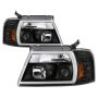 SPYDER 5088161 High-Power LED Module ( Low Beam ) Equipped Headlights - Black