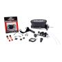 Wilwood 261-14158-BK HV Tandem M/C Kit w L/H Bracket & Prop Valve - 15/16in Bore Black-W/Push. - Early Mustang