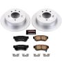 PowerStop CRK5210 Genuine Geomet Coated Rotor and Low-Dust Ceramic Brake Pad Kit