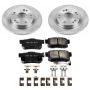 PowerStop KOE5860 OE Stock Replacement Low-Dust Ceramic Brake Pad and Rotor Kit