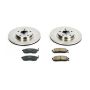 PowerStop KOE2282 OE Stock Replacement Low-Dust Ceramic Brake Pad and Rotor Kit